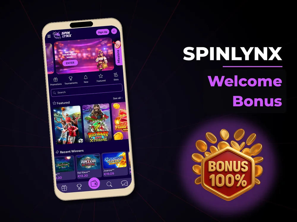 spinlynx - Welcome Bonus